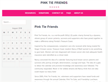 Tablet Screenshot of pinktiefriends.org